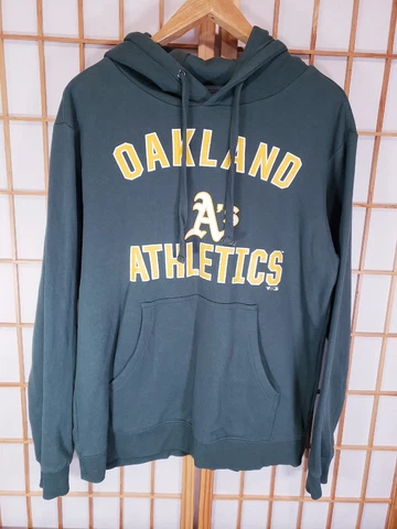 Fanatics Oakland Athletics A's Green Mens Hoodie Sweatshirt - Size Large Cover