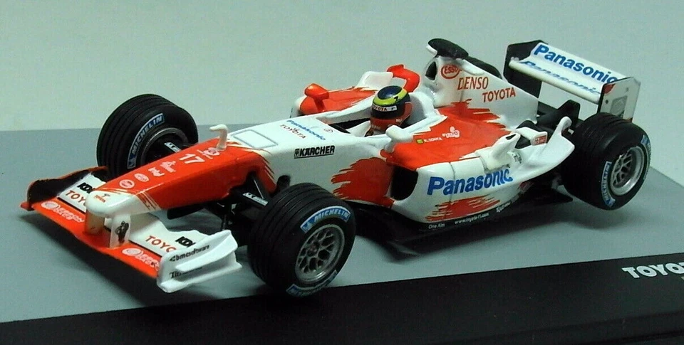Coche diecast Altaya 1/43 - Toyota TF104B Ricardo Zonta Brasil GP 2004 F1 Foto 1 de 4