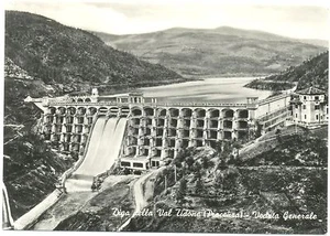 DIGA DELLA VAL TIDONE - VEDUTA GENERALE - NIBBIANO (PIACENZA) 1959 - Imagen 1 de 1