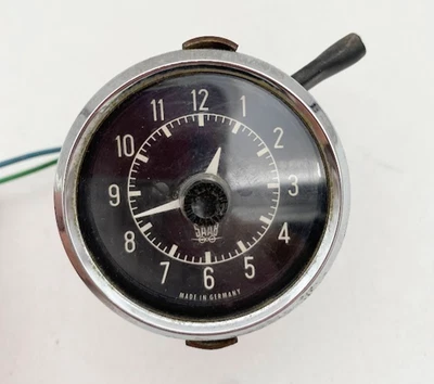 1968 Saab 96 V4 Deluxe Dash Dashboard CLOCK - Image 1 of 4