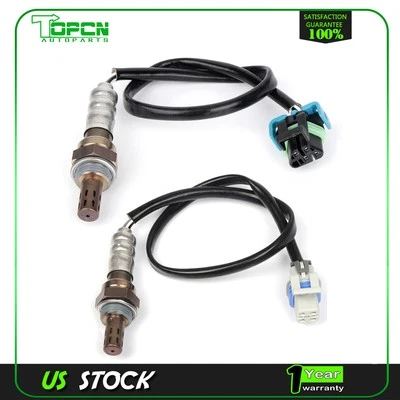 2pcs for 2007 GMC Sierra 3500 HD 6.0L Upstream Downstream 02 O2 Oxygen Sensor - Изображение 1 из 4