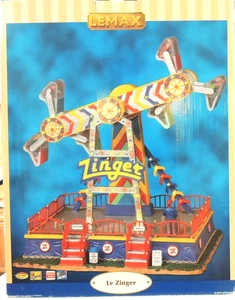 LEMAX VILLAGES COLLECTION THE ZINGER CARNIVAL RIDE #4809 - Picture 1 of 4