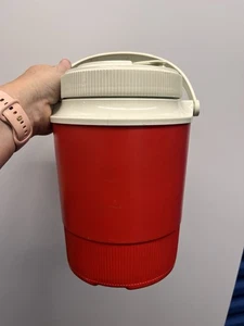 Jarra de bebida vintage Pizza Hut de 1/2 galón, refrigerador, Gott, publicidad de restaurante - Imagen 1 de 5