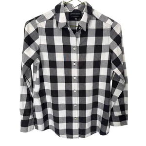 Fox Croft by Nordstrom, B&W Buffalo Karomuster Button Down Hemd  - Bild 1 von 7