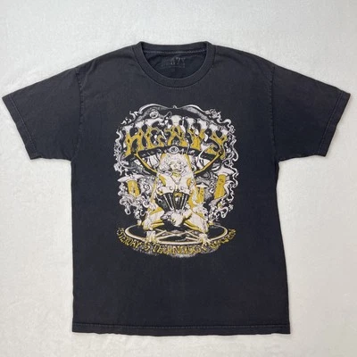 MUY RARA Camiseta Psicodélica Motocicleta Pesada Motociclista Chopper Harley Rock Negra M Foto 1 de 4