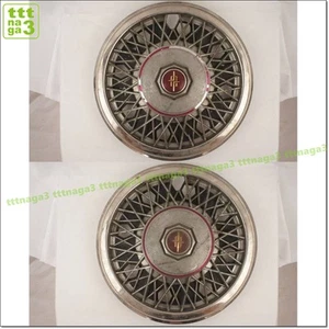 Lot of 2 Nissan Cedric 14 inch Steel Wheel Center Hub Cap Cover OEM Genui #10812 - Picture 1 of 8