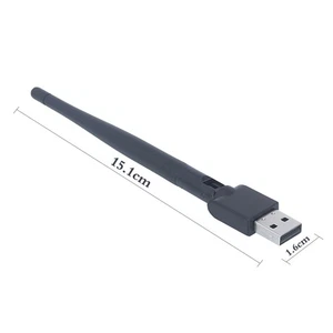 Wireless Network Card Receiver Wifi Signal 150Mbps Antena USB Adapter - Afbeelding 1 van 11