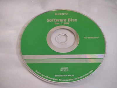 Sony Software CD Disc Rev. 7.90W For Windows Compact Disc (Nero7) - Image 1 of 4