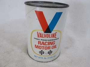 Vintage 70er Jahre Valvoline High Performance Racing Motoröl 1 Qt. Dose 40W voll - Bild 1 von 6