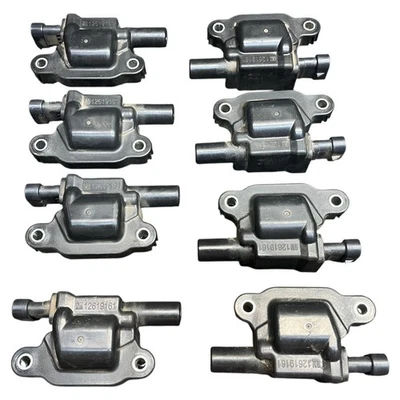 2014 Chevrolet Silverado 1500 4x4 Ignition Coils 14 19 20 21 OEM Square Shape - Image 1 of 4