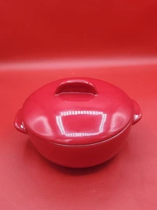  SilverStone Runde Rot 1 Quart Auflaufform mit Deckel - Bild 1 von 5