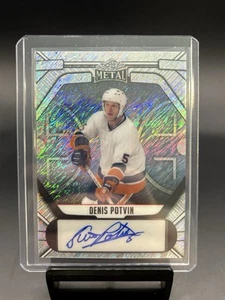 Denis Potvin Leaf Metal Hockey Legends Diagonal Shimmer Silver /10 2024 #BADP1 - Picture 1 of 2