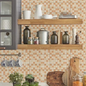 Peel And Apply Tile Decals Removable Design Waterproof PVC Self-adhesive Backing - Picture 1 of 29