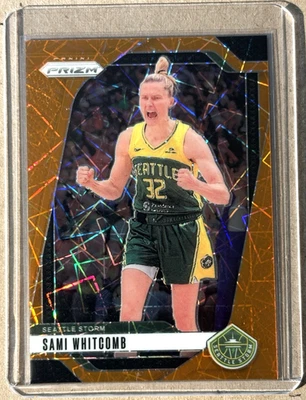 Sami Whitcomb Orange Velocity 2024 Panini Prizm WNBA #88 Seattle Storm - Image 1 of 2