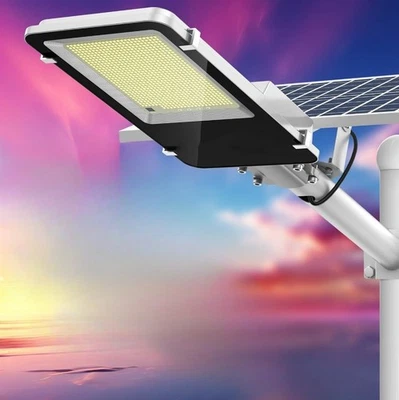 Commercial Solar Street Lights Outdoor Dusk to Dawn Solar Super Bright Aluminum - Image 1 of 4