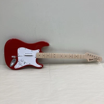Red Rock Band 4 Wireless Fender Stratocaster Guitar Playstation 4 PS4 91261 - Image 1 of 4