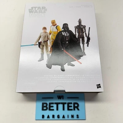 Star Wars: Colección Conmemorativa Lanzamiento Digital Paquete de 4 Figuras Episodio V NUEVO Foto 1 de 4