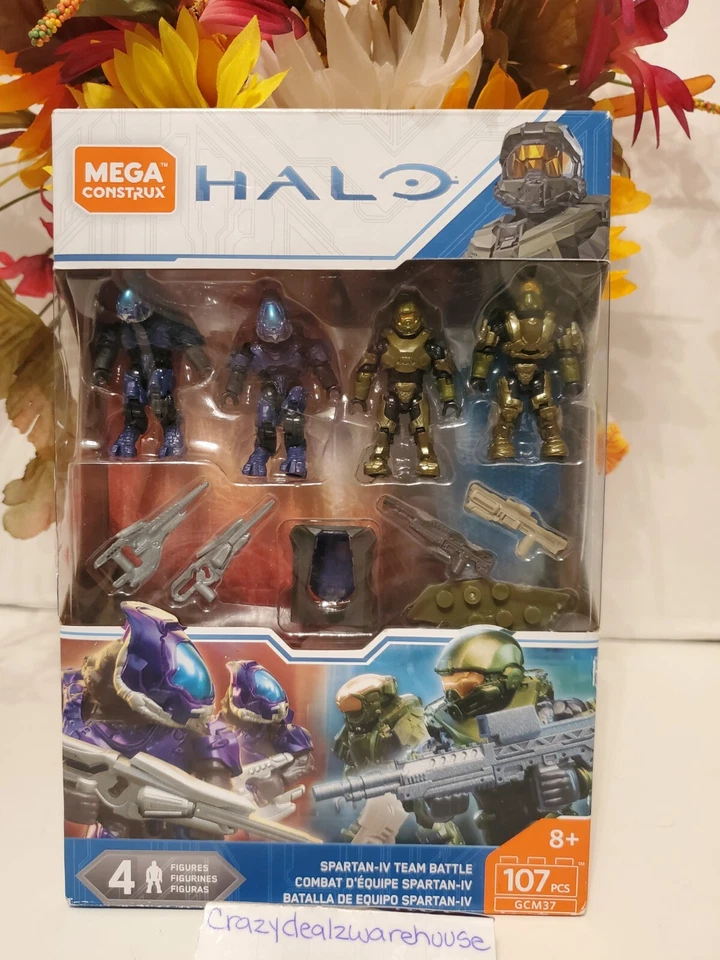 Mega Construx ~ HALO Spartan-IV Team Battle Pro Builders 107 Pcs ~ New! - Image 1 of 1