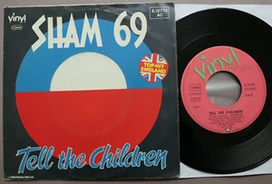 SHAM 69 - Tell The Children 7" Single Vinyl 6.12775 Rare Germany 1980 topp EX - Bild 1 von 7