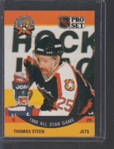 Thomas Steen AS  Winnipeg Jets 1990-91 Pro Set #356  - Picture 1 of 2