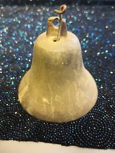 Vintage General Store Ice Cream Shop Door Bell Brass 3 1/2" - Picture 1 of 2