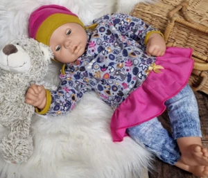 ღ NEU!! ღ Puppen Kleidung 46 cm handmade ღ 3-teilig ღ z. B. BABY Annabell ღ - Bild 1 von 3