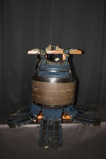 SAMURAI ARMOR Japanese yoroi Yokohagi Okegawadou Edo period Iron black lacquer