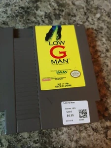 Low G Man: The Low Gravity Man Nintendo NES Cart Only Authentic/Tested - (See.. - Picture 1 of 1