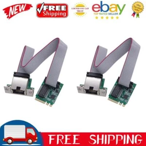 M.2 Network Card 10/100/1000Mbps M.2 A+E To Gigabit Ethernet Card for Desktop PC - Picture 1 of 4