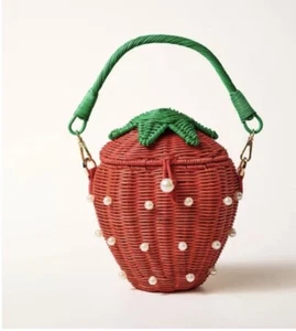 Kate Spade x Target - Pearl Embellished Strawberry Basket Purse - Picture 1 of 5