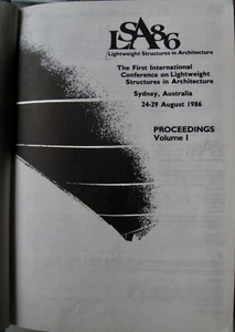 LSA 1986 The First International on Lightweight Structures Architecture Vol. I - Picture 1 of 4
