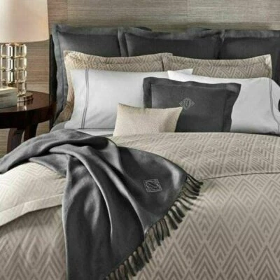 Ralph Lauren Silver Clayton Duvet Cover King H2402D - Image 1 of 2
