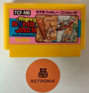 Mighty Bomb Jack Nintendo Famicom Japanisch NES Spiel komplett gereinigt & getestet - Bild 1 von 2