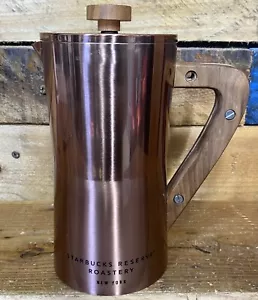 Starbucks Japan Limited Reserve® Roastery Coffee Press 1L Copper Stainless Steel - Picture 1 of 13