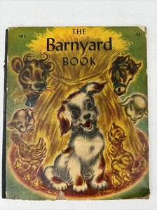 Vintage The Barnyard Book By Clare Weill 1945 F.M. Charlton Co. Inc. FDC - Foto 1 di 9