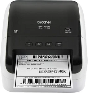 Brother QL-1100 Barcode Postage Label Printer, Royal mail4x6"- 6 Rolls Included - Picture 1 of 4