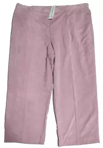 ALFRED DUNNER ST MORITZ Women Plus 24W Short Pull-On Tea Rose Corduroy Pants NEW - Picture 1 of 12
