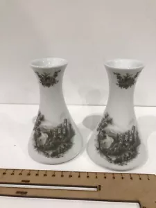Seltmann Weiden Barock Rheingau Bayern Kerzenhalter X2 UK VERKÄUFER - Bild 1 von 4
