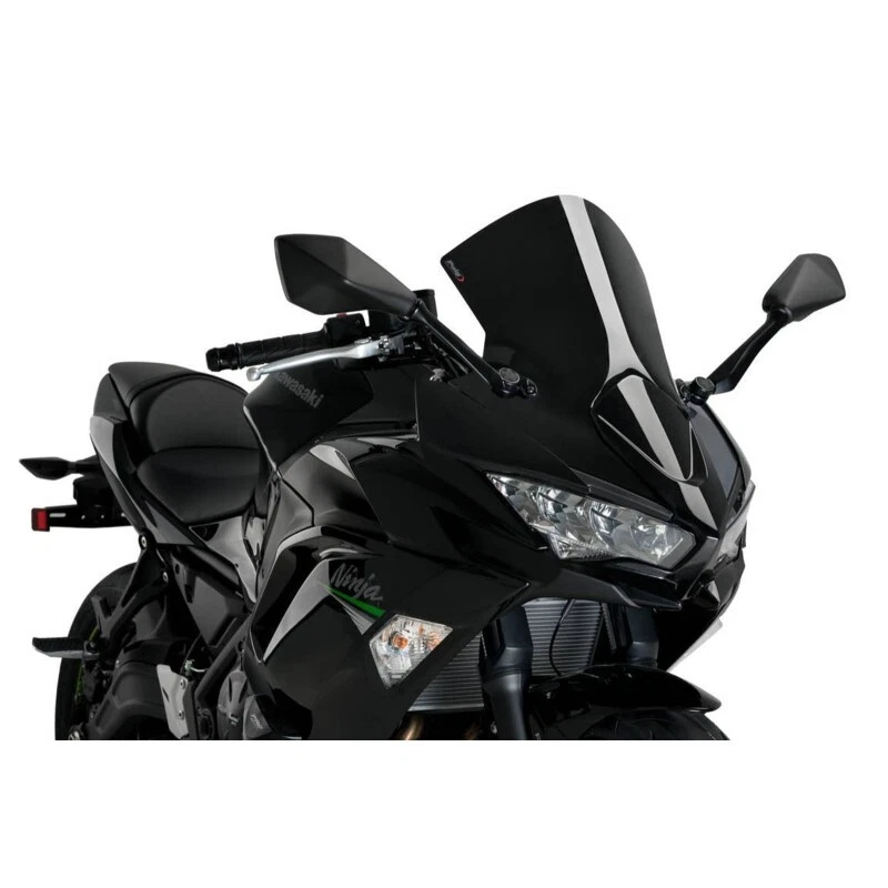 WINDSHIELD R-RACER PIG FOR KAWASAKI NINJA 650 2020 > 2023 BLACK 3880N - Image 1 of 1