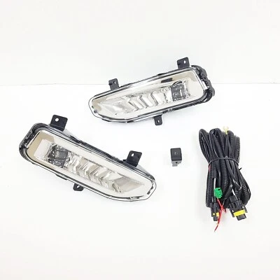Juego de luces antiniebla LED de lente transparente para Nissan 2018 2019 2020 cable interruptor 6000 k Foto 1 de 4