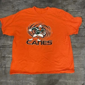 Camiseta de fútbol americano University Miami Hurricanes Bastones VER NOTAS DE TALLAS - Imagen 1 de 3