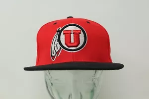 University of Utah Utes Cap Hat Zephyr Red Black Snapback Flatbill - Picture 1 of 8
