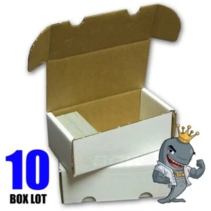 10x BCW 400-card Corrugated Storage Box (10ct Lot) - $2.35/box FREE SHIP - Picture 1 of 1