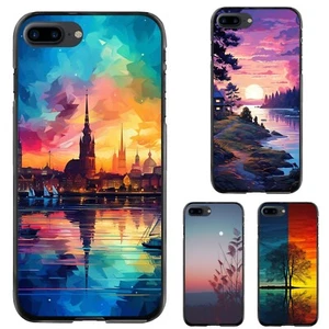 For iPhone SE4 16E 12 13 14 15 16 Pro Max Hard Cover Boho Twilight Harmony tiles - Picture 1 of 25
