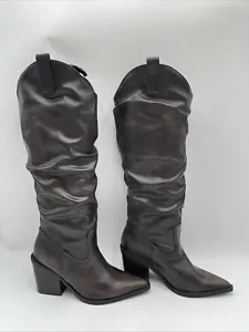 Madden Girl Alabama Cowgirl Boots Women's Brown Size 8M - Picture 1 of 5