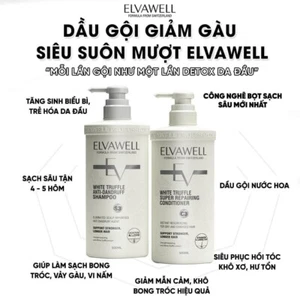 Cặp gội xả Trắng - dầu gội giảm gàu giảm rụng tóc (SET_500ML) US SELLER - Picture 1 of 6