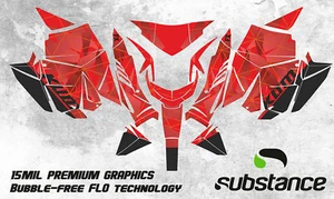 Graphics kit for Arctic Cat ZR 6000 R SX 2017 SLED SNOWMOBILE ATV STICKER DECALS - Picture 1 of 1