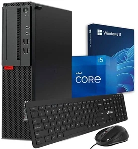Lenovo M920 SFF Desktop PC Intel i5-8500 16GB 1TB SSD Built-in Wi-Fi Windows 11 - Picture 1 of 9