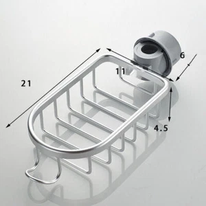 Seifenhalter Duschregal Seifenschale Seifenablage Duschstange Duschkorb Badregal - Bild 1 von 12