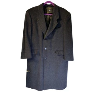 Hart Schaffner & Marx Men's Wool Overcoat Size 40S Fabric Styled by Loro Piana - Picture 1 of 9